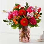 Premium With Blush Vase